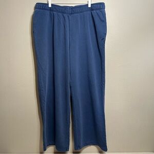 Fabletics Year Around Terry Wide Leg Pant Size 2X
